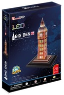 3D LED puzzle Big Ben hodiny DANTE