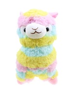 Maskot Plyšový LED Rainbow Llama Alpaka 34cm