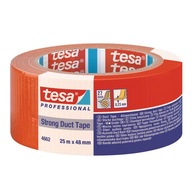 tesa Duct Tape páska na opravu textílií 25m 48mm oranžová