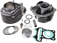 CYLINDER + HEAD SKÚTER QUAD ATV GY6 125 150 4T