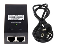 Injektorový PoE napájací zdroj pre POE IP kamery RJ-45 48V