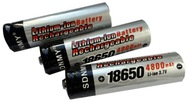 3x nabíjateľná 18650 48000mAh 3,7V LIT batéria YYY