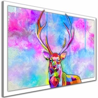 Plátno DEER PRÍRODA SCANDINAVIAN NORDIC 90x60