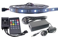 SMD RGB 5050 MUSICAL DISCO LED pás SADA 5m