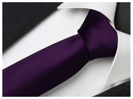 Jednofarebná pánska kravata PLAIN PURPLE R31