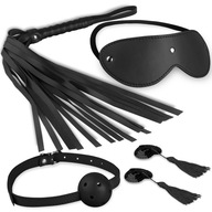 BDSM SEX GADGETS SET Gag Whip Mask EROTICS