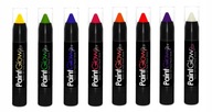 UV farba Crayon for Face Body PAINTGLOW UV 8 ks