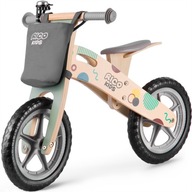 BALANCE BIKE 12' BIKE DREVENÁ TAŠKA RICOKIDS