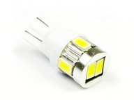 LED W5W 6 SMD 5630 žiarovka T10 parkovacia dióda