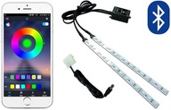 PC pásiky 2x15 LED RGB music RAINBOW-X BLUETOOTH