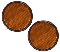 2X ORANŽOVÝ REFLEKTOR WSK 125 SHL JUNAK MZ JAWA