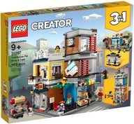 LEGO CREATOR 3V1 31097 DOMOVÁ BANKA Kaviareň električka