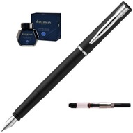 WATERMAN set Allure čierne CT plniace pero v