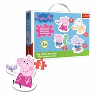 HÁDANKA PRE DVOJROČNÉ DETI 4V1 Peppa Pig 4 puzzle