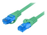 LANBERG patchcord kat.6A FTP LSZH CCA 1,5m zelený