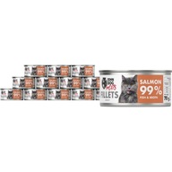 John Dog for Cats Mokré krmivo Filety z lososa 12x70g