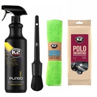 K2 PURIO SET NA ČISTENIE PLASTOV INTERIÉRU + ODEVY