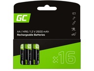 BATÉRIE AA (R6) 2600 mAh 16 ks DO SOLÁRNYCH LAMP