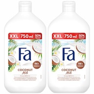 Fa Coconut Kokos sprchový gél 2x 750 ml