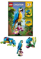 LEGO CREATOR 31136 EXOTICKÁ RYBA PAPAGÁJA ŽABIE BLOKY SET 3v1 253 KUSOV.