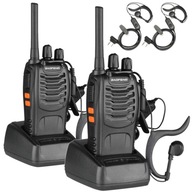 2x WALKIE TALKIE BAOFENG BF888S PMR + SLÚCHADLÁ