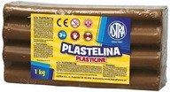 Plastelína ASTRA 1kg hnedá