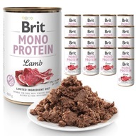 Brit Mono Protein Lamb 18 x 400 g (jahňacie)