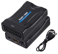 ADAPTÉR KONVERTOR SCART NA HDMI AV EURO FULL HD