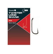 Háčiky Twister Long Shank Veľkosť 6 Nash