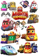 MIGHTY EXPRESS Tortová oblátka A4 Sugar Print