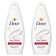 DOVE ESSENTIAL SPRCHOVÝ GÉL PRE ŽENY SILKY VELVET 720 ML x2