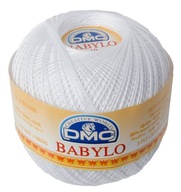 DMC babylo 5 farieb B5200 snehovo biela 100gr /266m