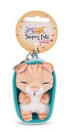 NICI 48837 Plyšová kľúčenka Sleeping Pets mačka 8 cm