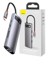 Baseus Hub 8v1 USB-C na USB 3.0 HDMI USB-C PD RJ45