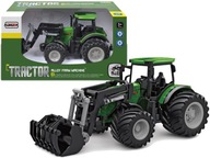 Tractor Green 1:24 Farmer Spoon Crocodiles Lyžička Gumové kolieska pre deti