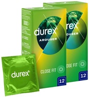 KONDÓMY REBROVANÉ DUREX AROUSER 24 kusov