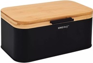 Bread Box Nádoba na chlieb Nádoba na pečivo Poťah na pečivo Bamboo Black