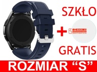 MODRÝ remienok Samsung Gear S3 FRONTIER VEĽKOSŤ S