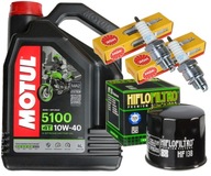 DPR8EA-9 OLEJOVÁ SADA MOTUL 5100 10W40 4L FILTER SUZUKI VZ800 Marauder 97-04