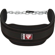 PÁSOVÝ PÁS BLACK WEIGHT BELT + REŤAZ RDX T7 PRO DO 100 KG