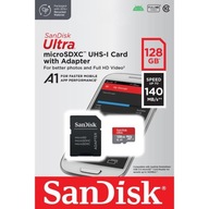 PAMÄŤOVÁ KARTA SANDISK ULTRA ANDROID MICROSDXC 128GB 140MB/S A1 CL.10 UHS-I+