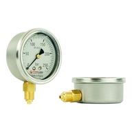 GLIC GAUGE. 63mm 0-400Bar D 1/4 PL HYDROLIDER