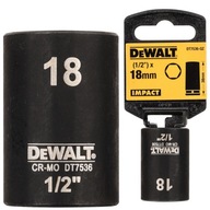 Nástrčný kľúč 1/2'' 18mm DeWalt DT7536 zásuvka