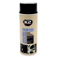 K2 Color Flex Black Gloss Rubber Spray 400ml