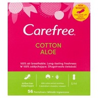 Carefree Cotton Aloe slipové vložky 56 kusov