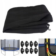 8 SIEŤOVÝCH PRÍRUB PRE TRAMPOLÍNU 355-375CM 12FT