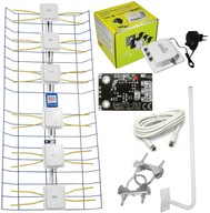 NAJVÝKONnejšia DVB-T MAXI 6 ANTÉNA + FV SPLITTER