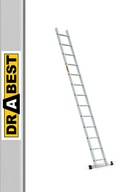 Profesionálny hliníkový rebrík, 13 schodov, DRABEST + HÁK