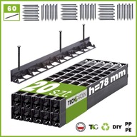 20x Krawężnik palstikowy 78 Border 1 metr +60 kotw