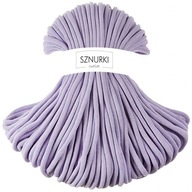 Vývod 9mm pletené šnúry pre macrame Lavender